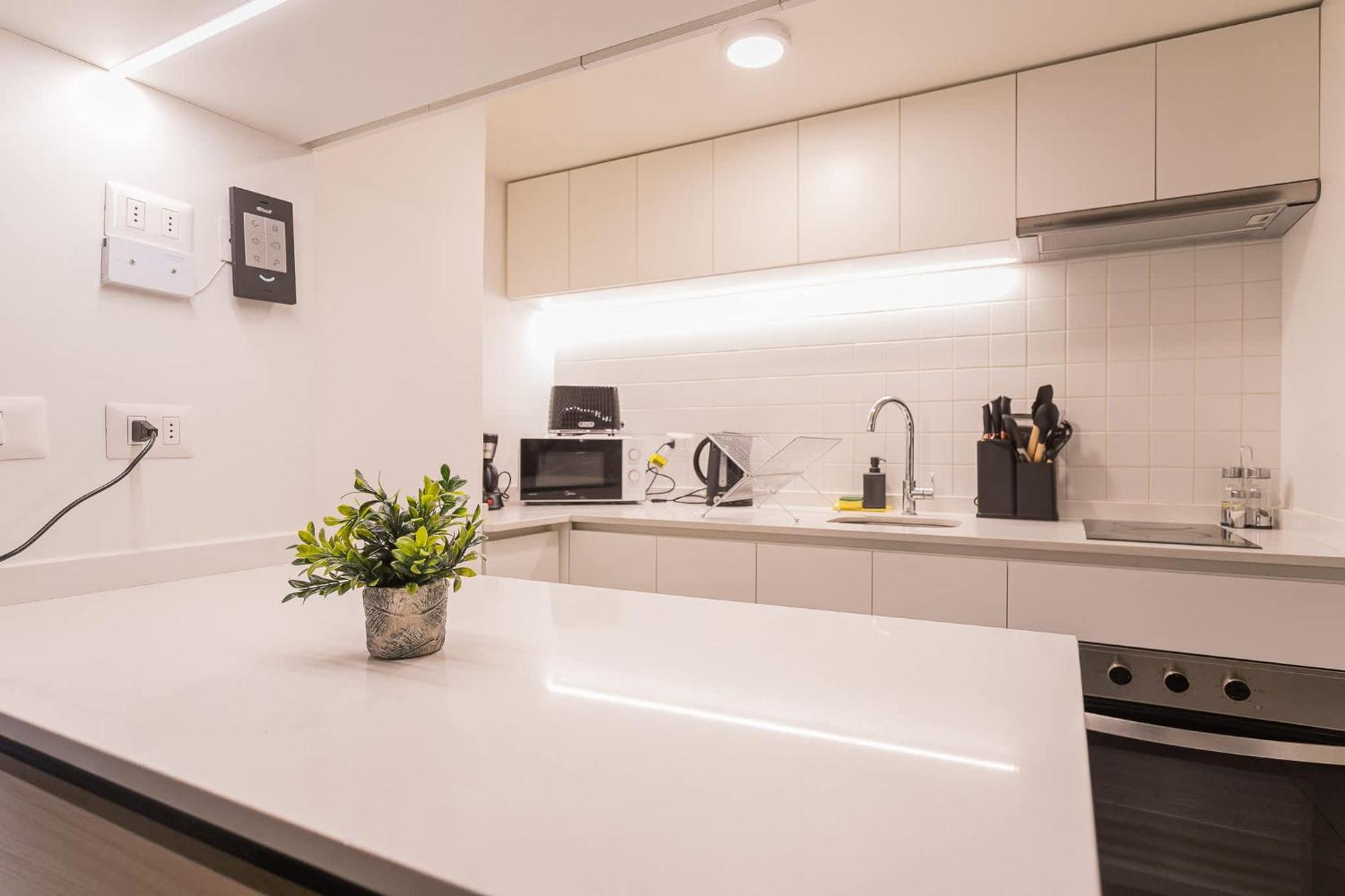 Tu Refugio En Acogedor Con Cocina Apartamento