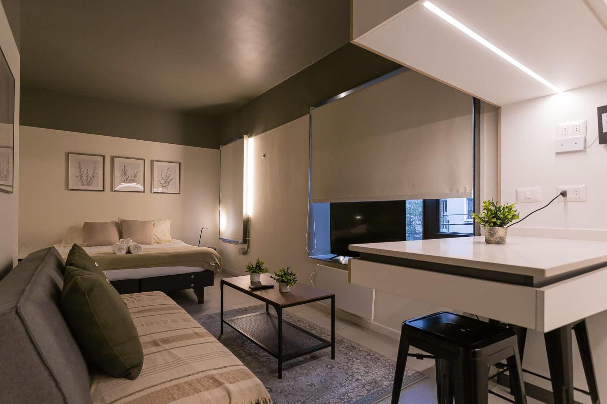 Tu Refugio En Acogedor Con Cocina Apartamento Santiago
